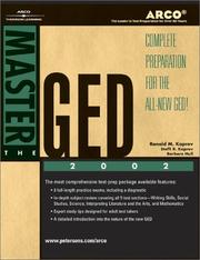 Cover of: Master the GED 2002 (Master the Ged, 2002)
