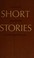 Cover of: Short stories