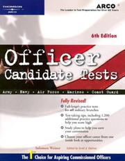 Cover of: Officer Candidate 6e by Arco