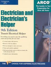 Cover of: Electrician and electrician's helper