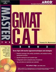 Cover of: Arco Master the GMAT CAT 2003