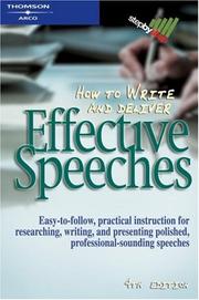 Cover of: How to write and deliver effective speeches by Judith A. McManus