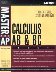 Master the AP calculus AB & BC tests by W. Michael Kelley, Mark Wilding