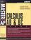 Cover of: Master AP Calculus AB, 3rd ed (Master the Ap Calculus Ab & Bc Test)