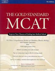 Cover of: Gold Standard MCAT, 5th edition (Gold Standard Mcat) by Brett Ferdinand