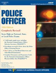 Cover of: Master the Police Officer Exam, 16/e