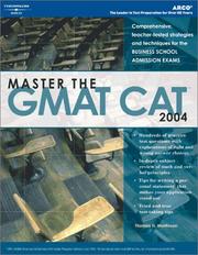 Cover of: Master the GMAT CAT 2004 (Book Only Edition)
