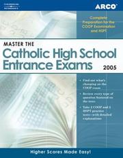 Cover of: Master the Catholic HS EntranceExam 2005 (Master the Catholic High School Entrance Examinations)