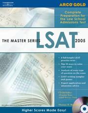 Cover of: Gold Master LSAT 2005 w/CD-ROM (Master the Lsat