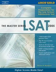 Cover of: Gold Master LSAT 2005 (Master the Lsat) by Arco