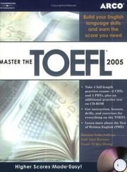 Cover of: Arco Master the Toefl 2005 (Master the Toefl) (Master the Toefl)