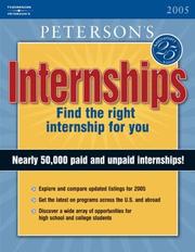 Cover of: Internships (Peterson's Internships)