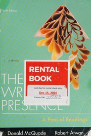 Cover of: The Writer's Presence: A Pool of Readings