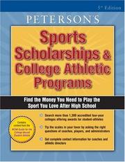 Sports Scholarships & College Athletic Progs by Peterson's