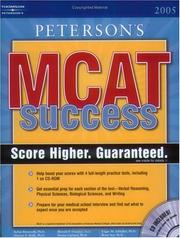 Cover of: MCAT Success  with CDRom