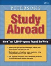 Book cover: Study Abroad 2007 (Study Abroad) | Peterson