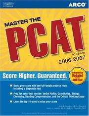 Cover of: Master the PCAT 2006, 9th edition
