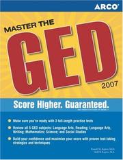 Cover of: Master the GED 2007 (Master the Ged) by Arco