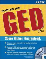 Cover of: Master the GED 2007 w/CD-ROM (Master the Ged (Book & CD-Rom))