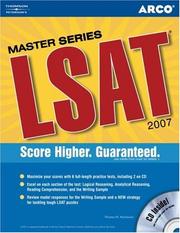 Cover of: Gold Master LSAT 2007 w/CD-ROM (Master the Lsat (Book & CD Rom)) | Martinson