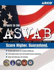 Cover of: ASVAB 20th Edition (Master the Asvab
