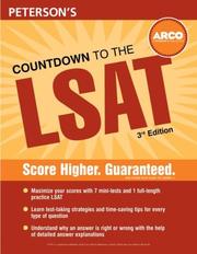 Cover of: Countdown to the LSAT, 3rd ed