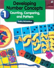 Cover of: Developing Number Concepts by Kathy Richardson