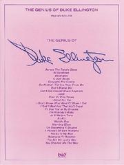 Cover of: The Genius of Duke Ellington by Duke Ellington