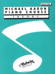 Cover of: Michael Aaron Piano Course / Theory / Grade 3