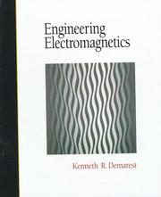 Cover of: Engineering electromagnetics by Kenneth Robert Demarest