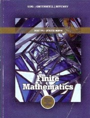 Cover of: Finite Mathematics: Mat 141: Finite Math