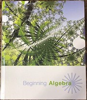 Cover of: Beginning Algebra: Pearson Custom Edition
