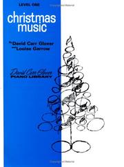 Cover of: David Carr Glover Piano Library / Christmas Music / L