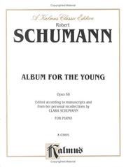 Cover of: Schumann / Album for Young (Kalmus Edition)