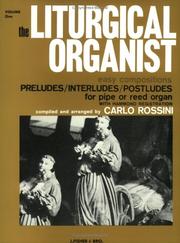 Cover of: The Liturgical Organist, Vol. 1