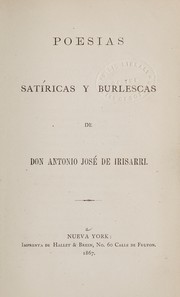 Cover of: Poesias, satíricas y burlescas