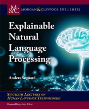 Cover of: Explainable Natural Language Processing