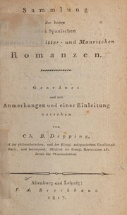 Cover of: Sammlung der besten alten Spanischen Historischen, Ritter - und Maurischen Romanzen