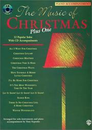 Cover of: The Music of Christmas, Plus One: 12 Popular Solos With Cd Accompaniments (Plus One)