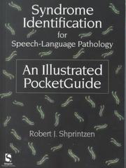 Cover of: Syndrome Identification for Speech-Language Pathology: An Illustrated Pocketguide