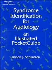 Cover of: Syndrome Identification for Audiology by Robert J. Shprintzen, Robert J. Shprintzen