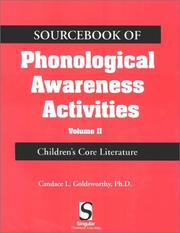 Cover of: Sourcebook Of Phonological Awareness Activities Vol II: Children's Core Literature