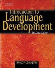 Cover of: Introduction to language development by Scott McLaughlin