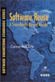 Cover of: Software reuse by Carma L. McClure