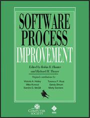 Cover of: Software process improvement