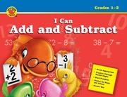 Cover of: I Can Add and Subtract