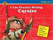 Cover of: I Can Practice Writing Cursive