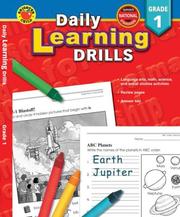 Cover of: Daily Learning Drills Grade 1