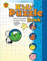 Cover of: Kids' Puzzle Book (Kid's Puzzle Book)