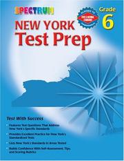 Cover of: Spectrum New York Test Prep, Grade 6 (Spectrum: Test Prep) | School Specialty Publishing